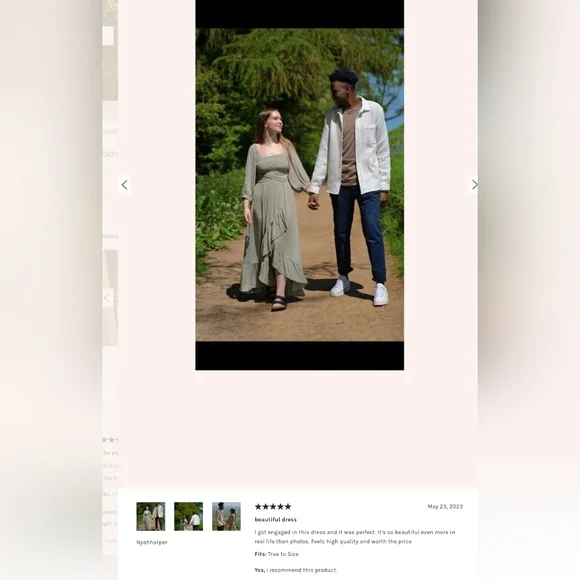 Free People-NWOT Cross My Heart Taupe balloon sleeve maxi dress - Picture 5 of 8